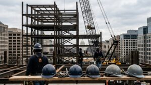Construction site in Washington DC, illustrating construction litigation