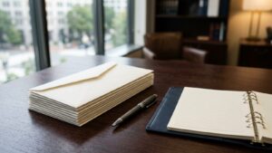 Stack of subpoena envelopes on a desk, illustrating government subpoenas and investigative demands